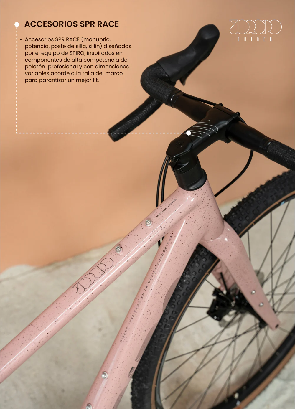 Bicicleta de gravel ORIGEN AL en aluminio con tenedor en carbono y grupo LTWOO GRT de 1x12 velocidades - Image 17