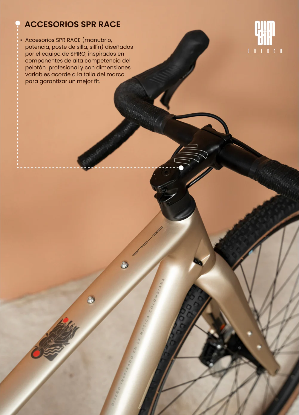 Bicicleta de gravel ORIGEN en carbono con grupo LTWOO GRT de 1x12 velocidades - Image 15