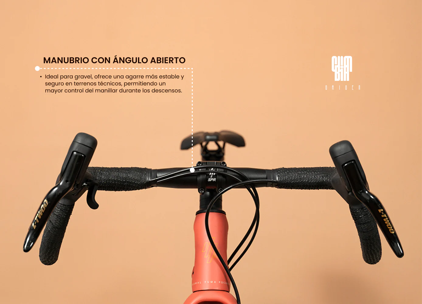 Bicicleta de gravel ORIGEN en carbono con grupo LTWOO GRT de 1x12 velocidades - Image 11