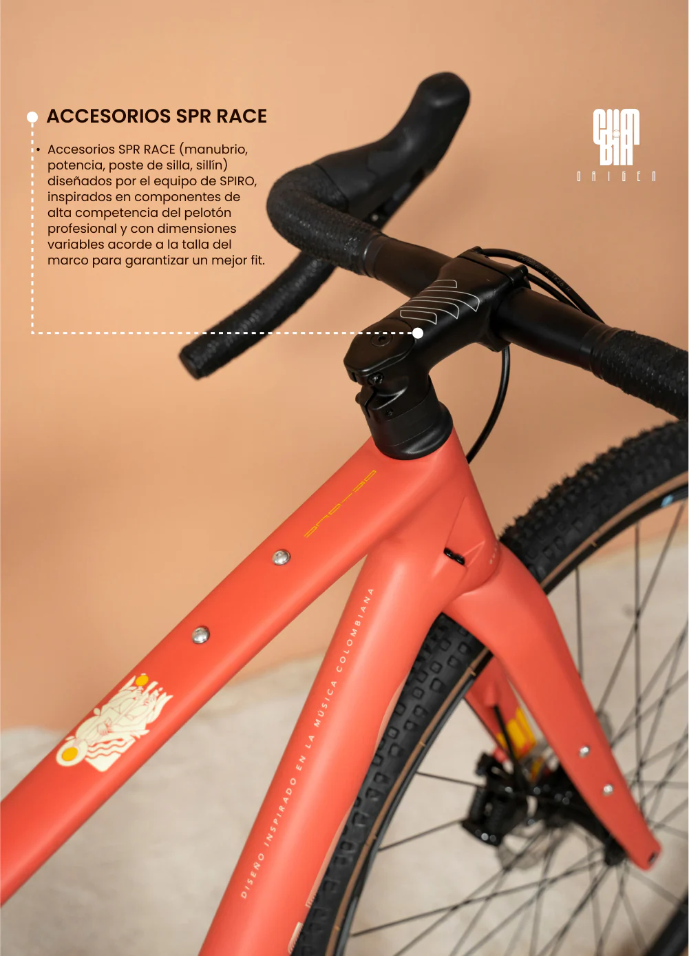 Bicicleta de gravel ORIGEN en carbono con grupo LTWOO GRT de 1x12 velocidades - Image 13