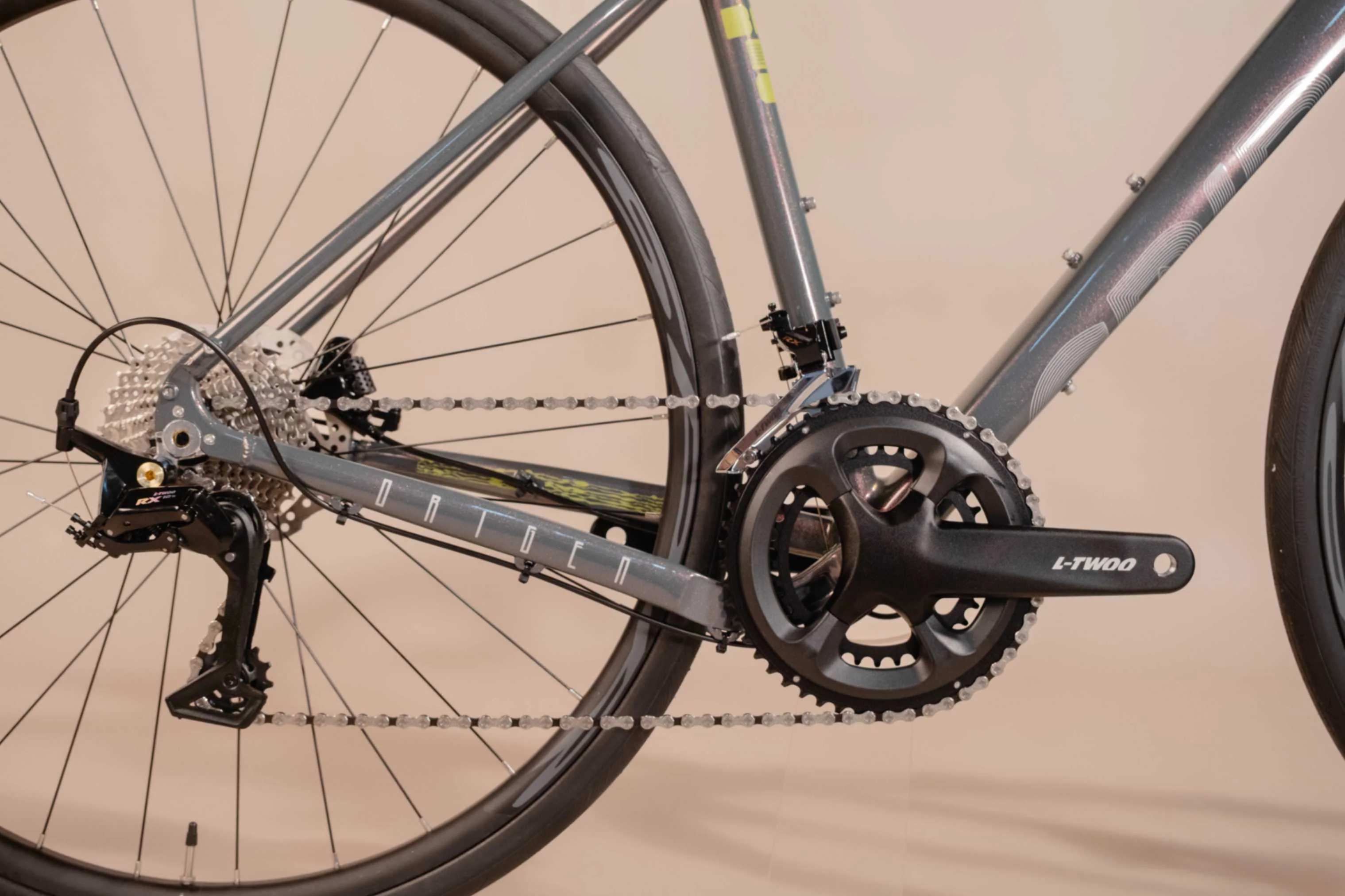 Bicicleta de ruta/gravel ORIGEN ALL ROAD en aluminio con tenedor en carbono y grupo LTWOO RX de 2x12 velocidades - Image 3