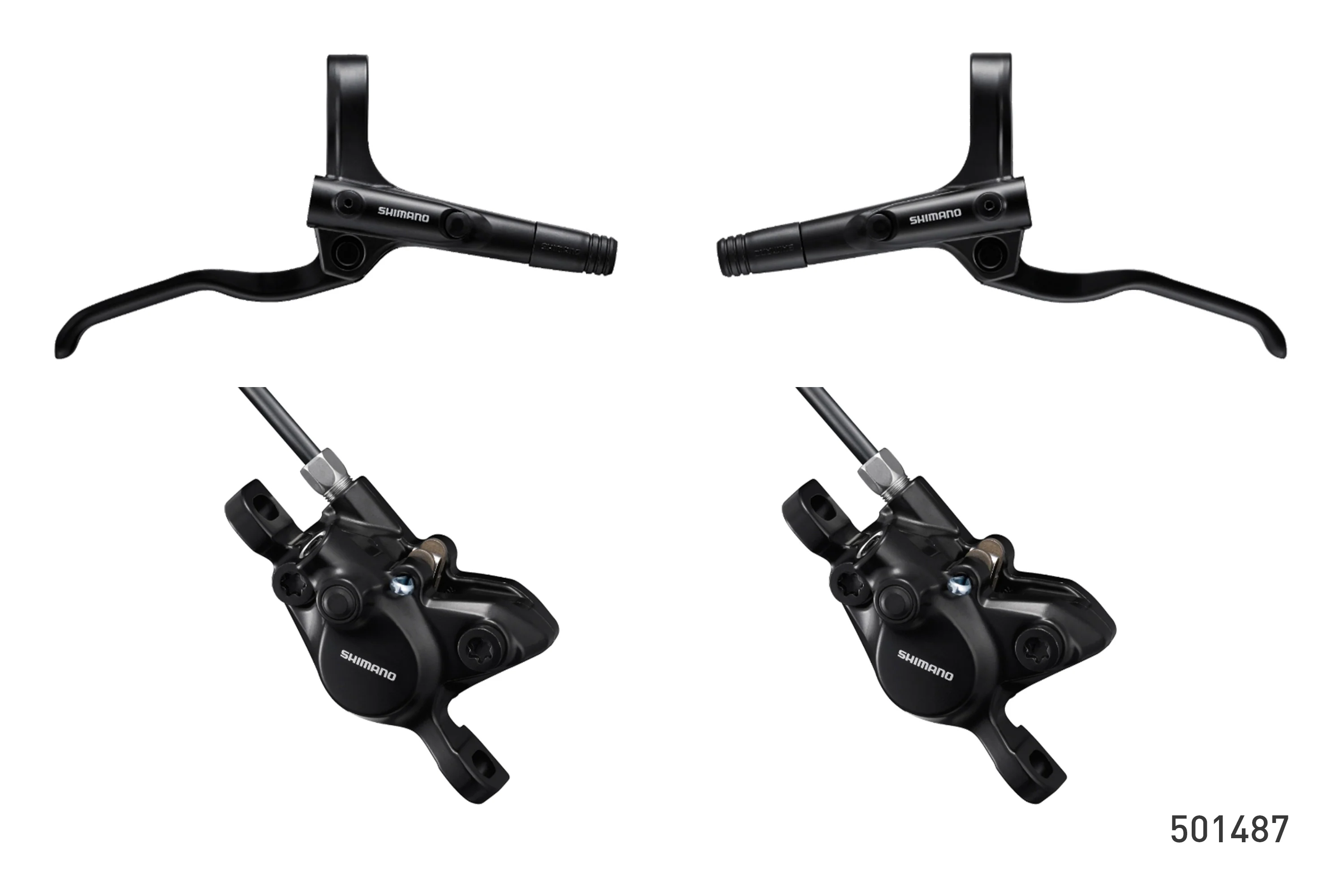 Frenos de disco hidráulicos Shimano MT-200 para bicicletas MTB todo terreno
