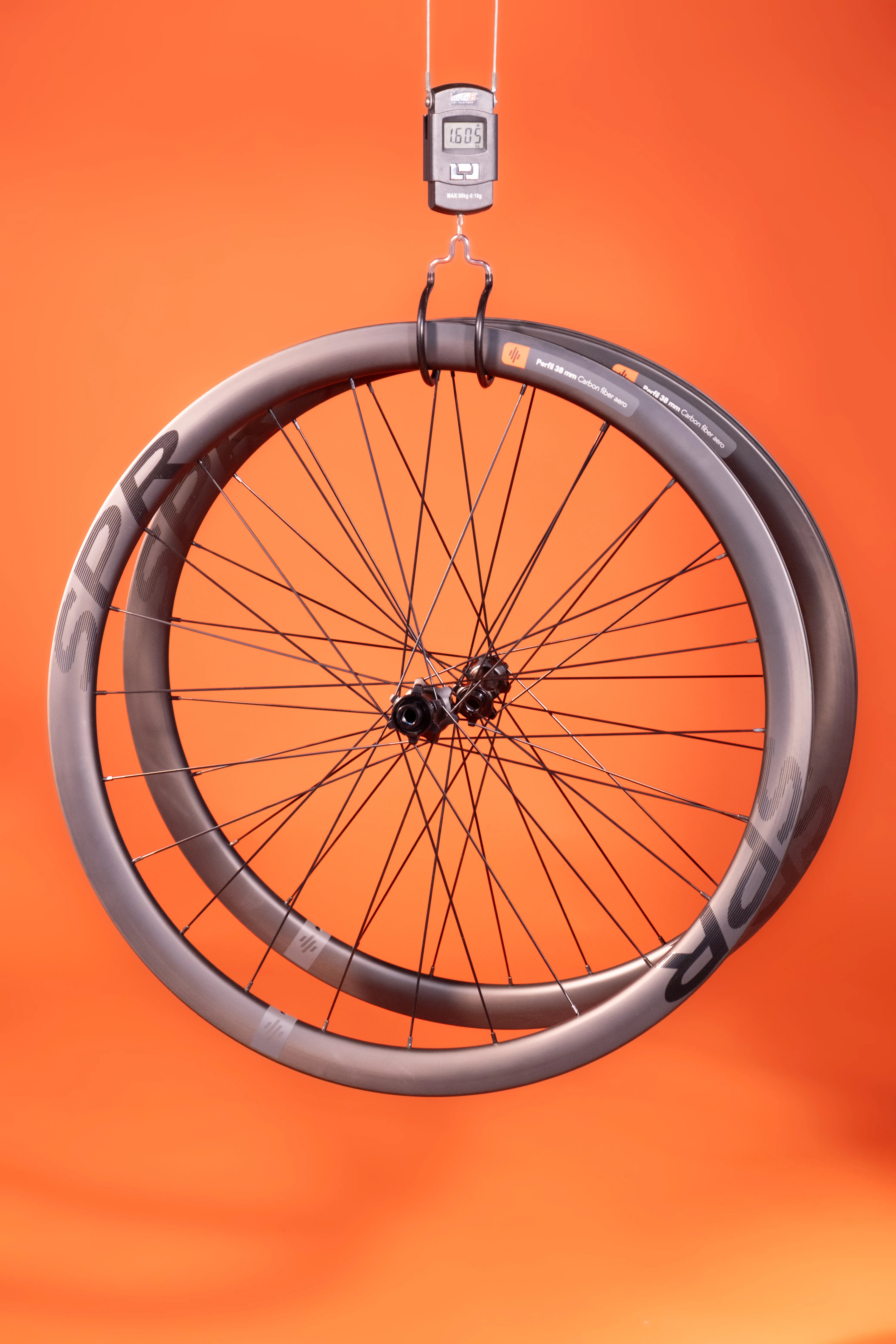 Ruedas en carbono para bicicleta de ruta y freno de disco perfil 38 mm SPR RACE LEGEND - Image 2