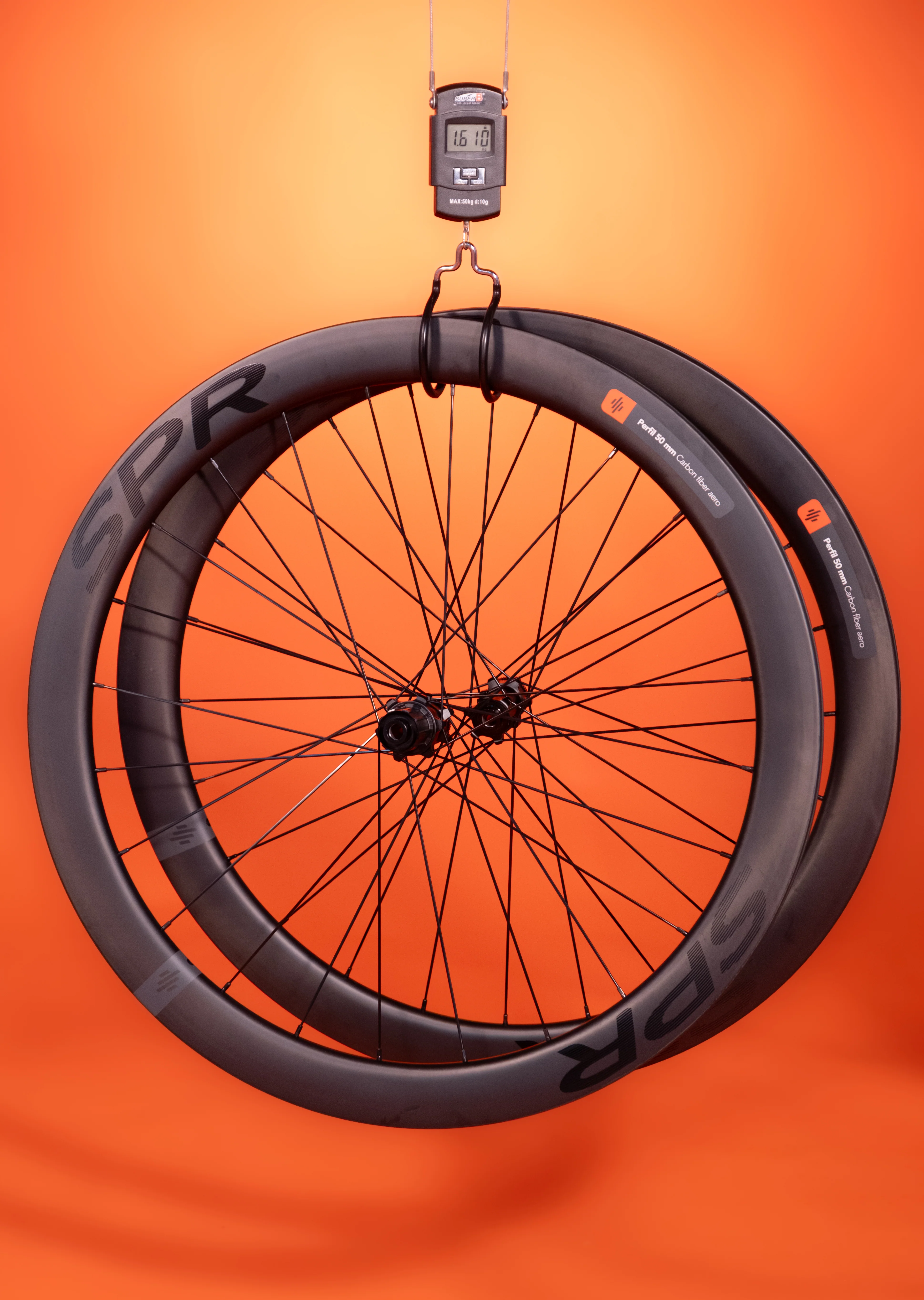 Ruedas en carbono para bicicleta de ruta y freno de disco perfil 50 mm SPR RACE LEGEND - Image 2